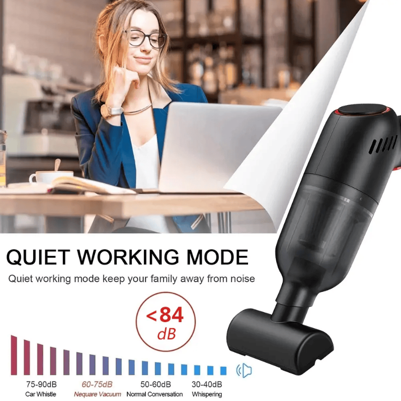 Portable Cordless Handheld Vacuum Cleaner – Compact & Powerful Everyday Cleaning